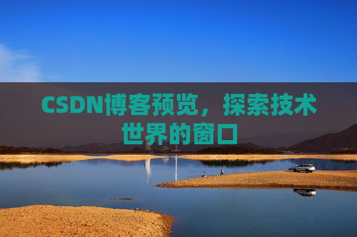 CSDN博客预览,探索技术世界的窗口